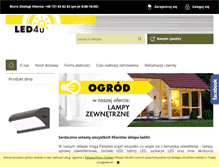 Tablet Screenshot of led4u.pl